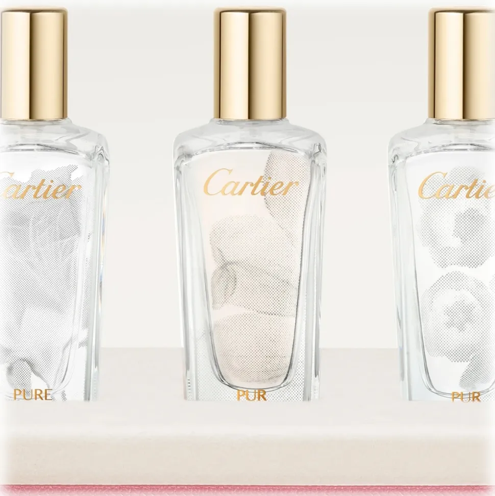 Cartier - Les Épures de Parfum - Pure Rose, Pur Muguet, Pure Magnolia Gift Set - Luxury Fragrances - 3 x 15 ml - Avvenice
