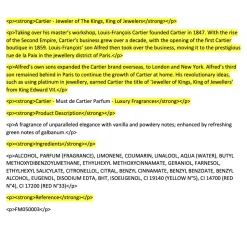 Cartier - Must de Cartier Parfum - Luxury Fragrances - 50 ml - Avvenice