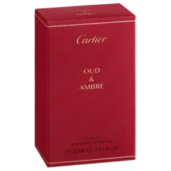Cartier - Oud & Ambre Fragrance Refill Pack - Luxury Fragrances - 2 x 30 ml - Avvenice