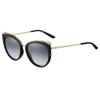 Cartier - Oval - Acetate Combined Black Gold Champagne - Panthère de Cartier - Sunglasses - Cartier Eyewear - Avvenice