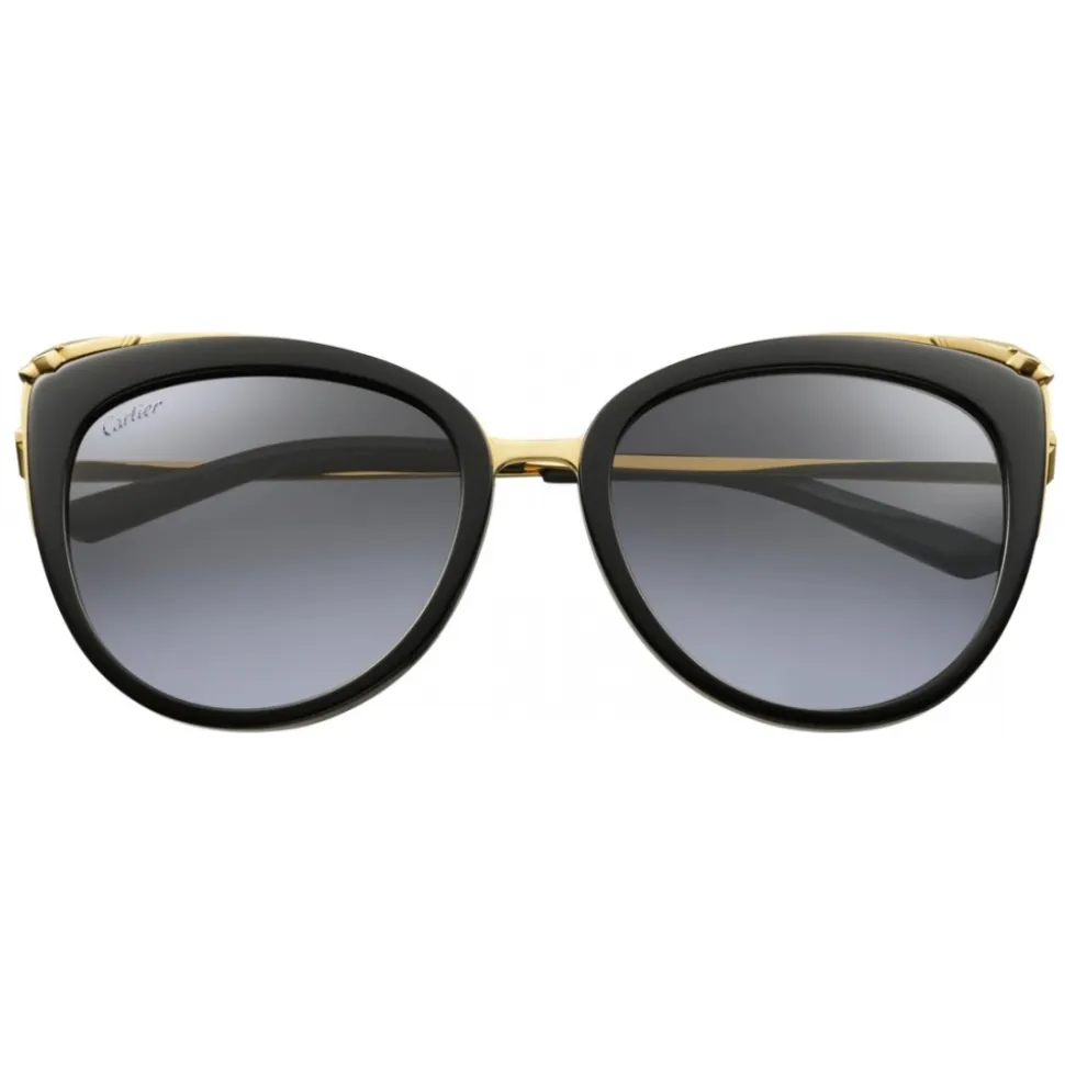 Cartier - Oval - Combined Turtle Gold Champagne - Panthère de Cartier - Sunglasses - Cartier Eyewear - Avvenice