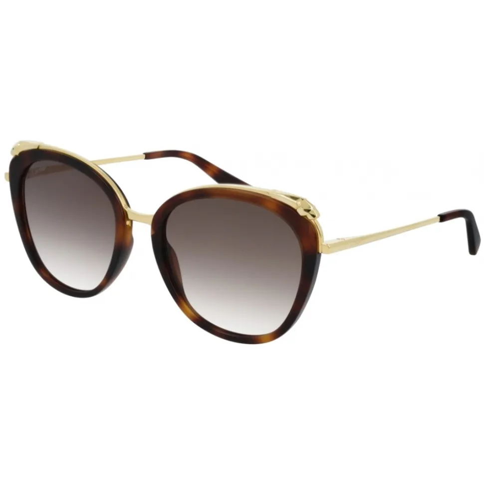Cartier - Oval - Combined Turtle Gold Champagne - Panthère de Cartier - Sunglasses - Cartier Eyewear - Avvenice