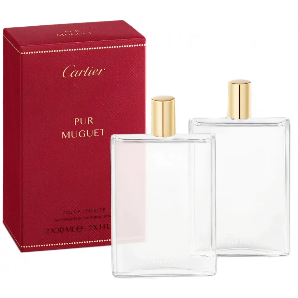 Cartier - Pur Muguet Eau de Toilette Refill Pack - Luxury Fragrances - 2 x 30 ml - Avvenice