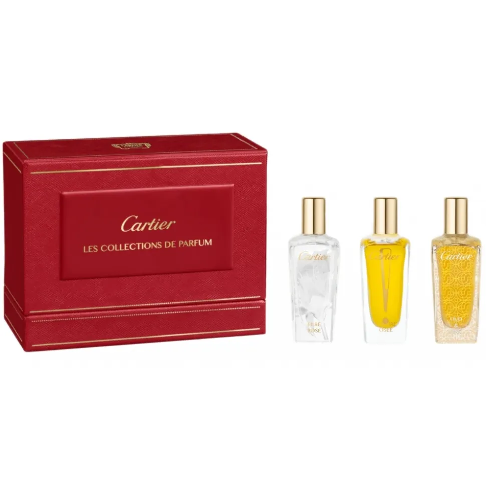 Cartier - Pure Rose, L'Heure Osée and Oud & Pink Fragrance Collection Gift Set - Luxury Fragrances - 3 x 15 ml - Avvenice