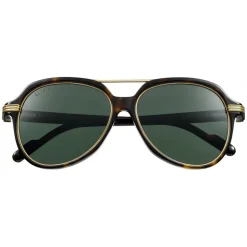 Cartier - Rectangular - Metal Turtle Gold Champagne - Première de Cartier - Sunglasses - Cartier Eyewear - Avvenice