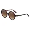 Cartier - Round - Acetate Black Red Champagne Gold - Large - C de Cartier - Sunglasses - Cartier Eyewear - Avvenice