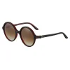 Cartier - Round - Acetate Black Red Champagne Gold - C de Cartier - Sunglasses - Cartier Eyewear - Avvenice