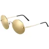 Cartier - Round - Golden Metal, Gold Finish Glossy Champagne - Panthère de Cartier - Sunglasses - Cartier Eyewear - Avvenice