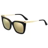 Cartier - Square - Combined Black Gold - Large - Panthère de Cartier - Sunglasses - Cartier Eyewear - Avvenice