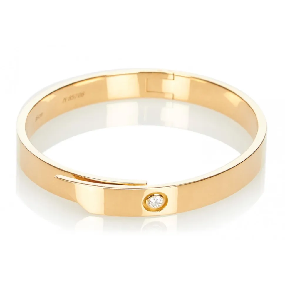 Cartier Vintage - Anniversary Bangle - Cartier Bangle in Yellow Gold and Diamonds - Luxury High Quality - Avvenice