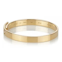 Cartier Vintage - Anniversary Bangle - Cartier Bangle in Yellow Gold and Diamonds - Luxury High Quality - Avvenice