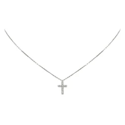 Cartier Vintage - Diamond Symbols Necklace - Cartier Necklace in White Gold 18k - Luxury High Quality - Avvenice