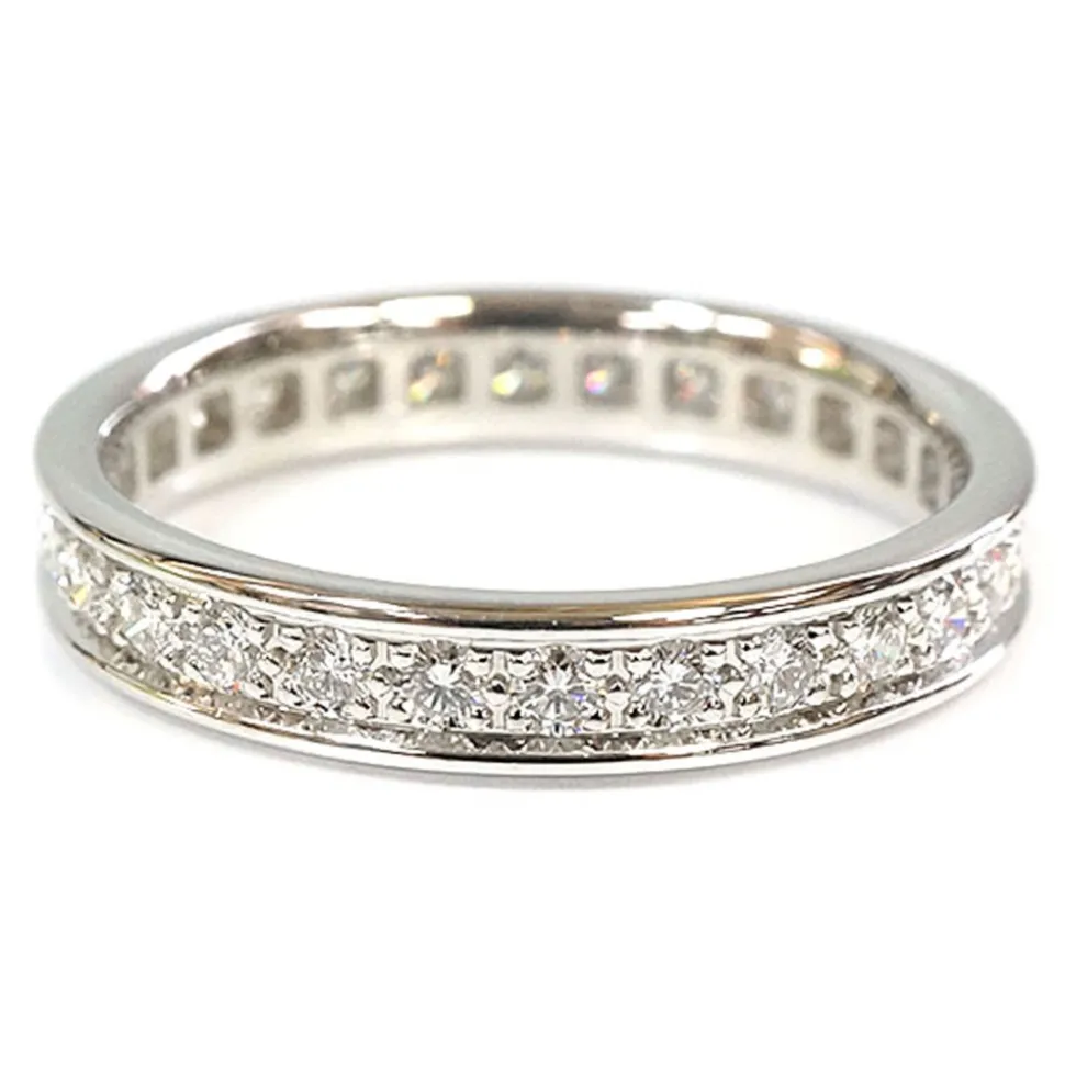 Cartier Vintage - Diamond Ballerine Ring - Cartier Ring in White Gold 18k - Luxury High Quality - Avvenice