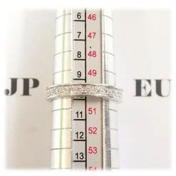 Cartier Vintage - Diamond Ballerine Ring - Cartier Ring in White Gold 18k - Luxury High Quality - Avvenice