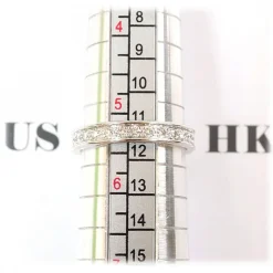 Cartier Vintage - Diamond Ballerine Ring - Cartier Ring in White Gold 18k - Luxury High Quality - Avvenice