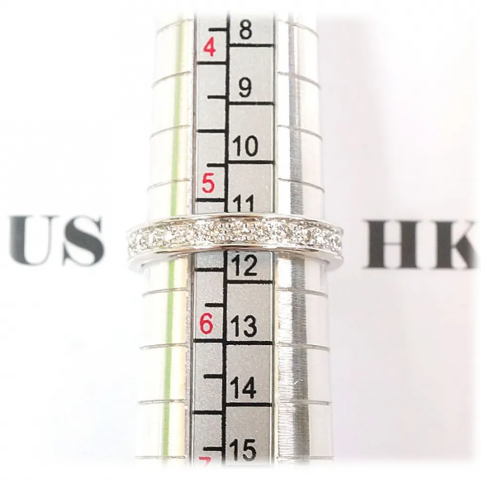 Cartier Vintage - Diamond Ballerine Ring - Cartier Ring in White Gold 18k - Luxury High Quality - Avvenice