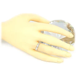 Cartier Vintage - Diamond Ballerine Ring - Cartier Ring in White Gold 18k - Luxury High Quality - Avvenice