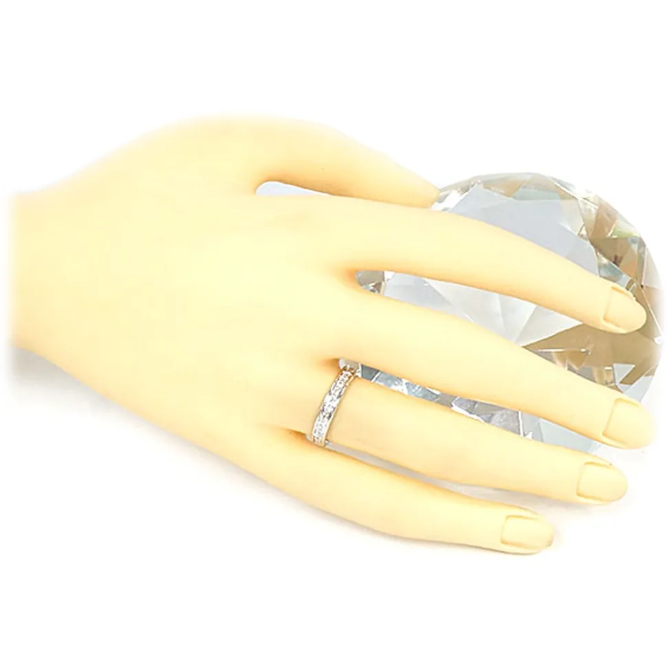 Cartier Vintage - Diamond Ballerine Ring - Cartier Ring in White Gold 18k - Luxury High Quality - Avvenice