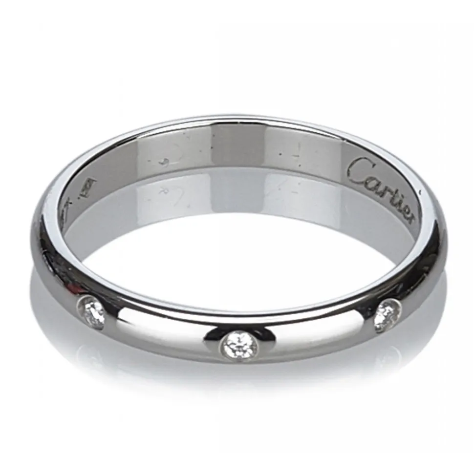 Cartier Vintage - Diamond Ring - Cartier Ring in Platinum with Diamonds - Luxury High Quality - Avvenice