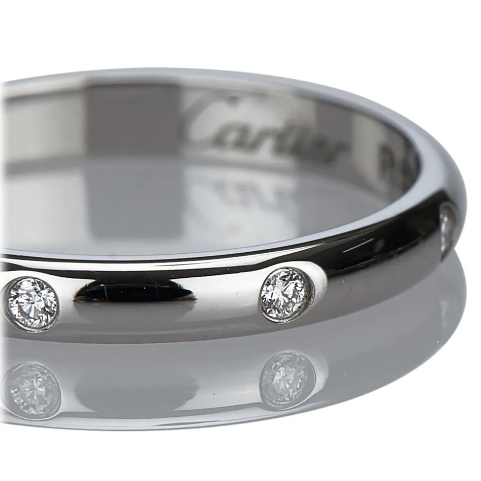 Cartier Vintage - Diamond Ring - Cartier Ring in Platinum with Diamonds - Luxury High Quality - Avvenice