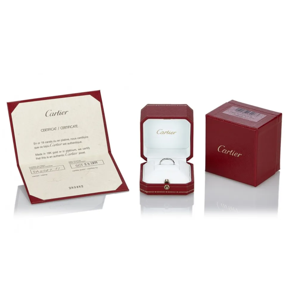 Cartier Vintage - Diamond Ring - Cartier Ring in Platinum with Diamonds - Luxury High Quality - Avvenice