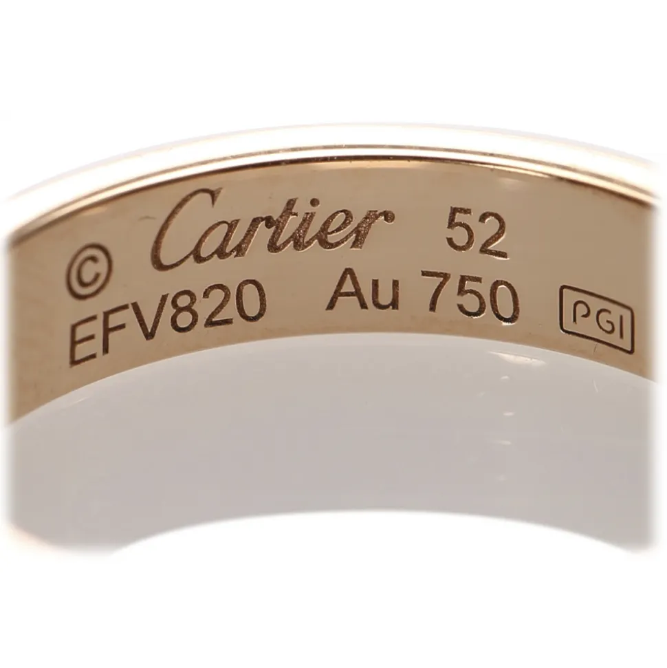 Cartier Vintage - Diamond Love Ring - Cartier Ring in Yellow Gold 18k - Luxury High Quality - Avvenice