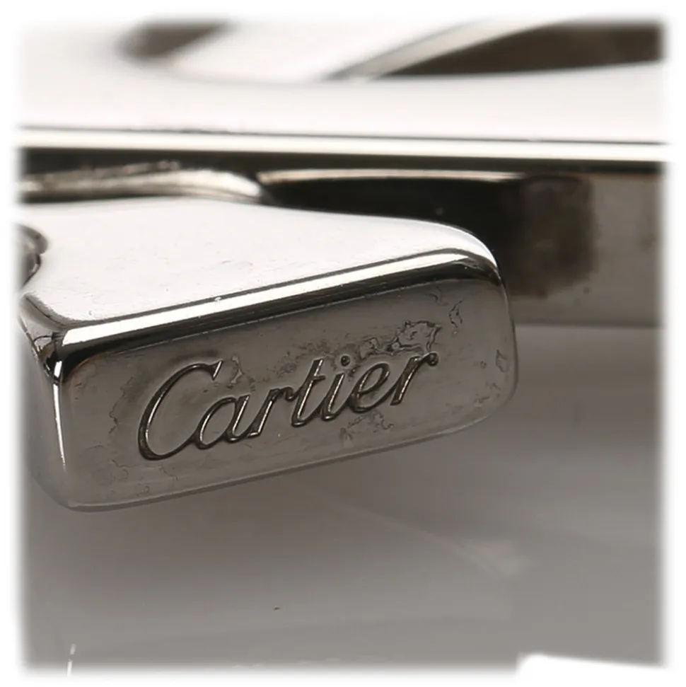 Cartier Vintage - Double C Charm - Silver - Cartier Charm in Metal - Luxury High Quality - Avvenice