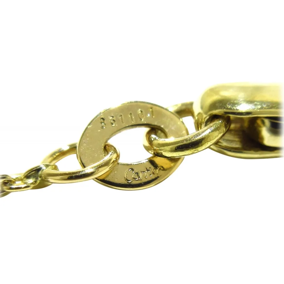 Cartier Vintage - 18K Gold Chain Necklace - Cartier Necklace in Gold - Luxury High Quality - Avvenice