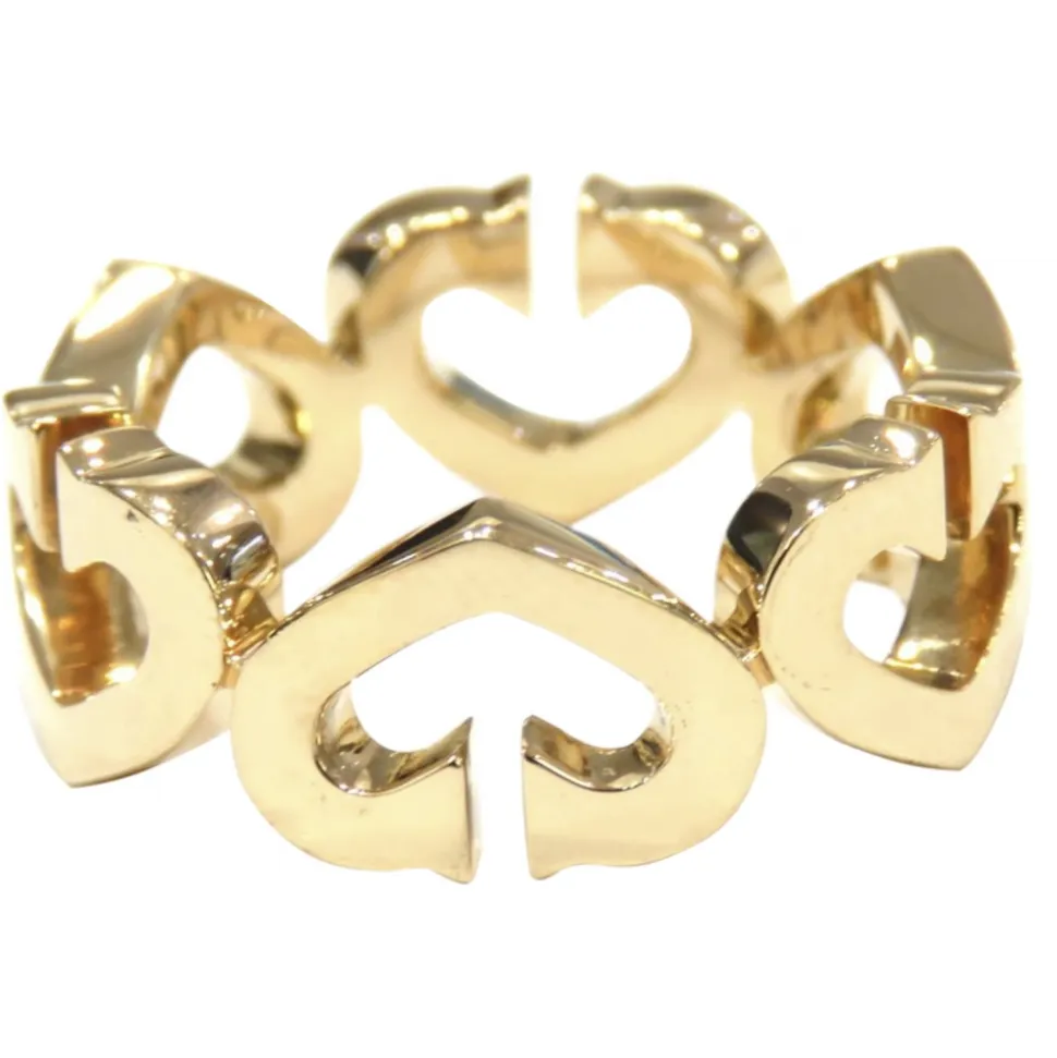 Cartier Vintage - 18K Hearts and Symbols Ring - Cartier Ring in Gold - Luxury High Quality - Avvenice