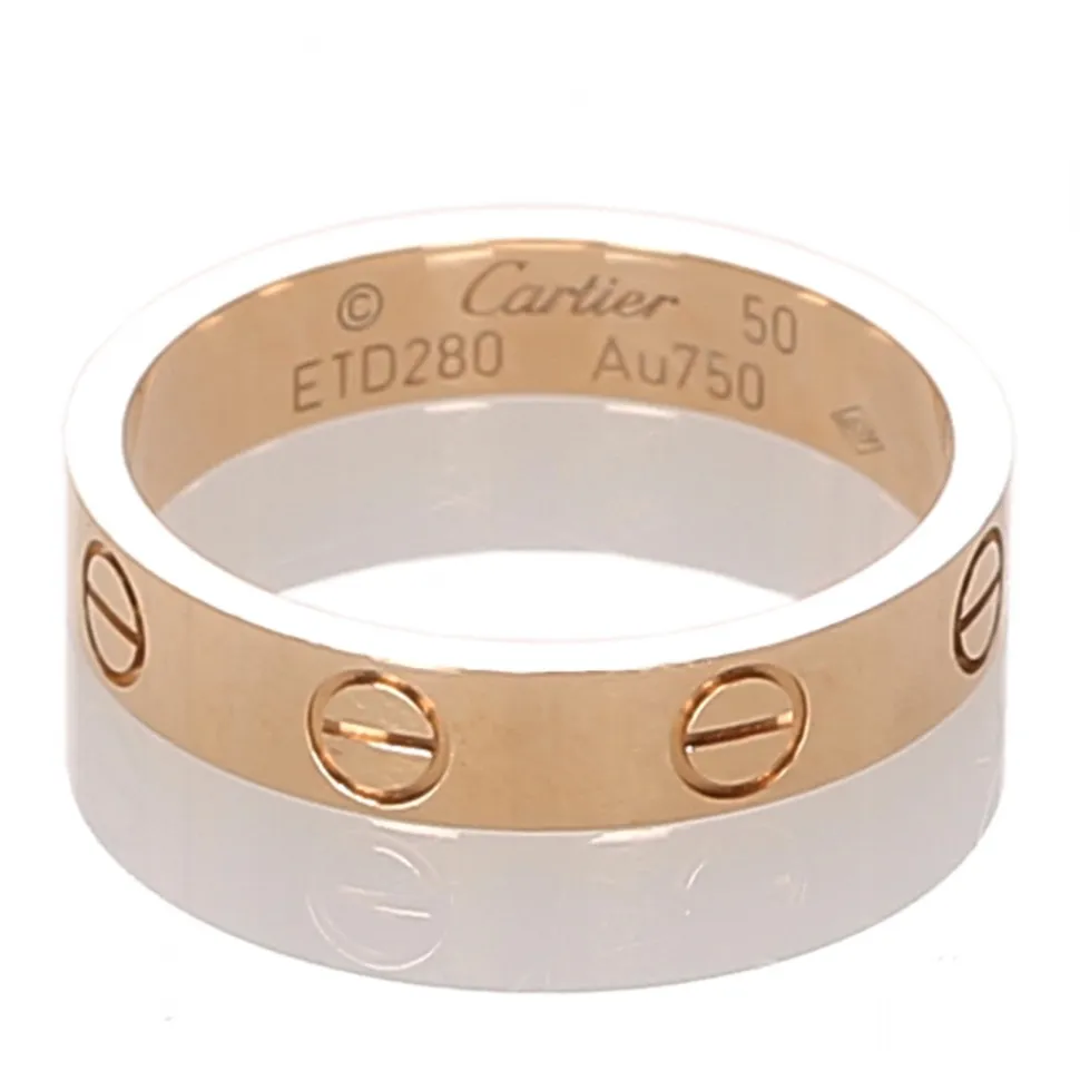 Cartier Vintage - 18K Love Ring - Cartier Ring in Gold 18K - Luxury High Quality - Avvenice