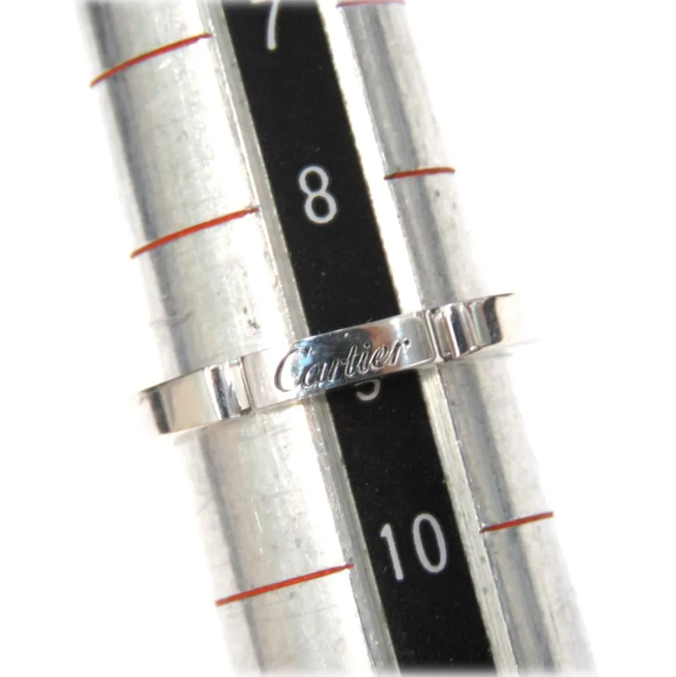 Cartier Vintage - 18K Maillon Panthere Ring - Cartier Ring in Silver - Luxury High Quality - Avvenice