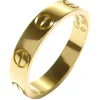 Cartier Vintage - 18K Mini Love Ring - Cartier Ring in Gold - Luxury High Quality - Avvenice