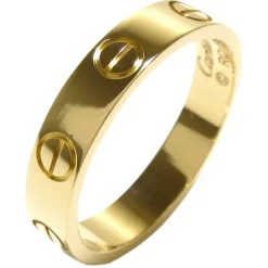 Cartier Vintage - 18K Mini Love Ring - Cartier Ring in Gold - Luxury High Quality - Avvenice