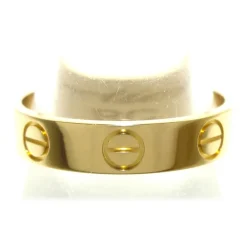Cartier Vintage - 18K Mini Love Ring - Cartier Ring in Gold - Luxury High Quality - Avvenice