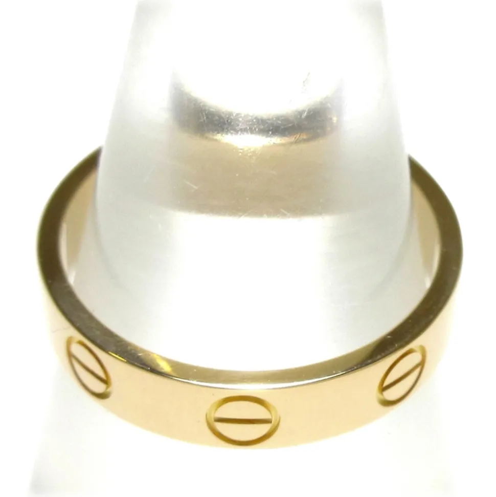Cartier Vintage - 18K Mini Love Ring - Cartier Ring in Gold - Luxury High Quality - Avvenice