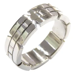 Cartier Vintage - 18K Mini Love Ring - Cartier Ring in Silver - Luxury High Quality - Avvenice