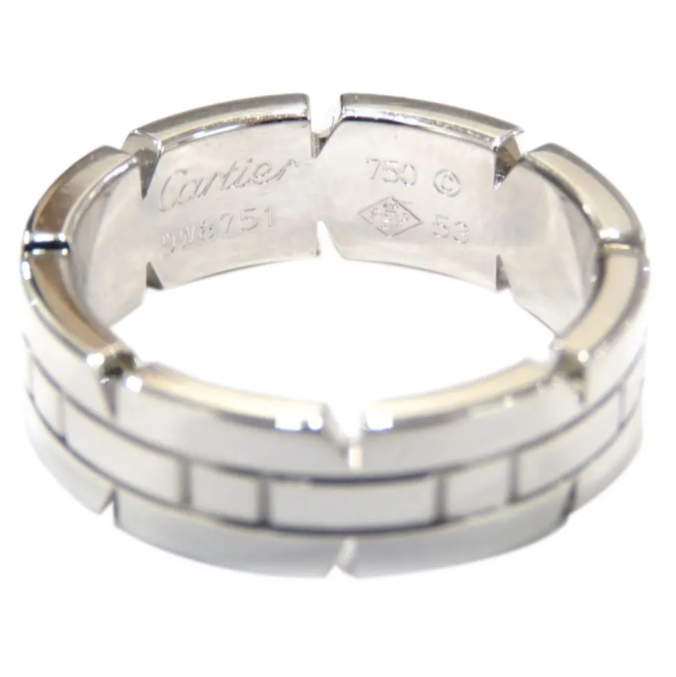 Cartier Vintage - 18K Mini Love Ring - Cartier Ring in Silver - Luxury High Quality - Avvenice