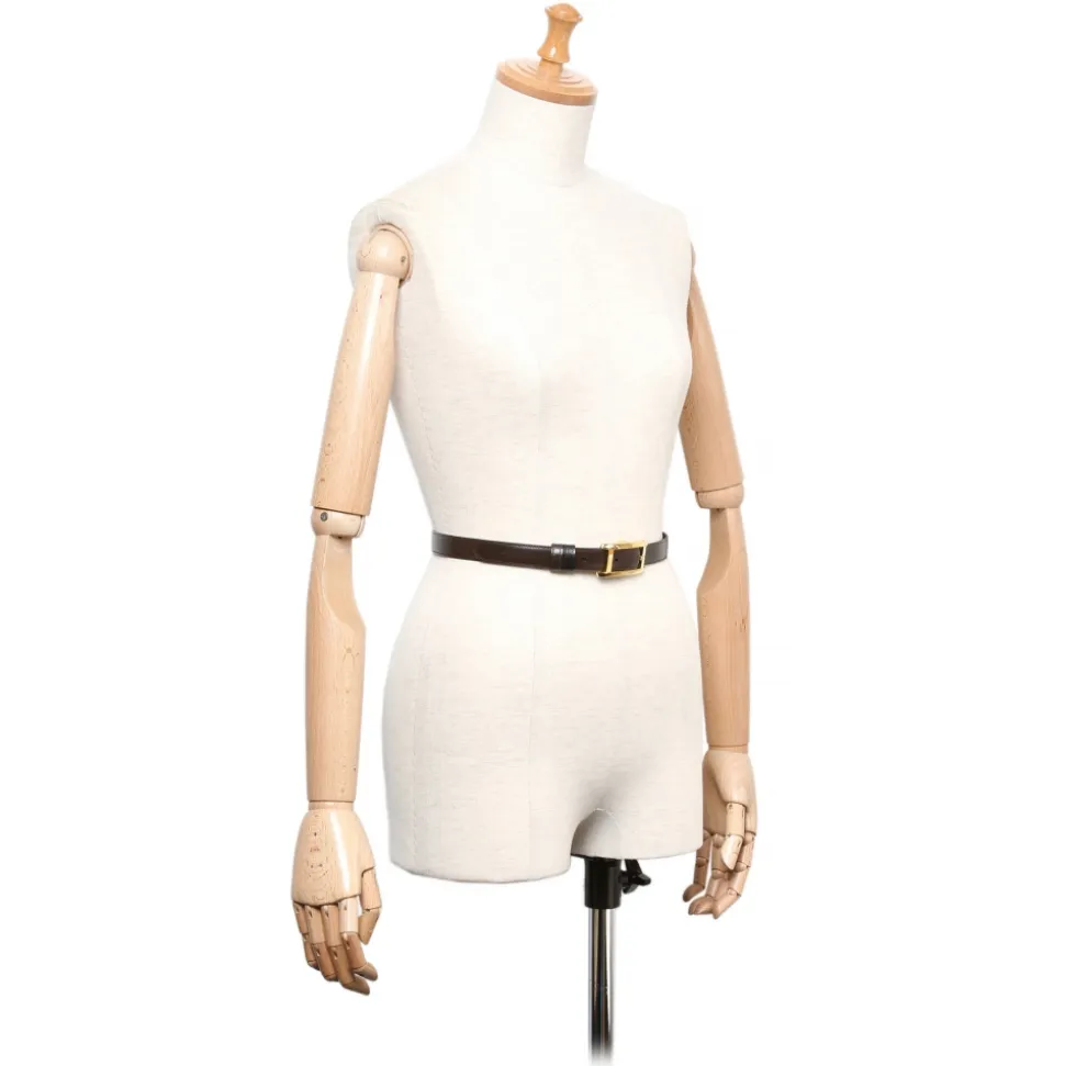 Cartier Vintage - Leather Buckle Belt - Black - Cartier Belt in Leather - Luxury High Quality - Avvenice