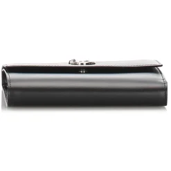 Cartier Vintage - Leather Panthere Wallet - Black - Patent Leather Wallet - Luxury High Quality - Avvenice