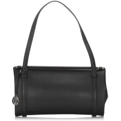 Cartier Vintage - Leather Shoulder Bag - Black - Cartier Handbag in Leather - Luxury High Quality - Avvenice