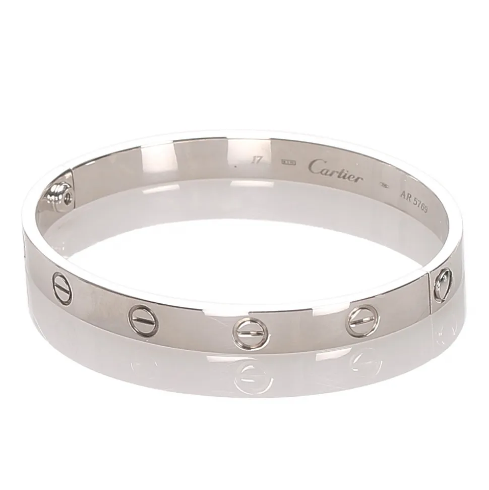 Cartier Vintage - Love Bracelet - Cartier Bracelet in White Gold 18K - Luxury High Quality - Avvenice