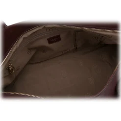 Cartier Vintage - Marcello de Cartier Leather Handbag - Red Burgundy - Cartier Handbag in Leather - Luxury High Quality - Avvenice