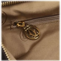 Cartier Vintage - Mink Fur Marcello de Cartier Tote - Brown Beige - Cartier Handbag in Leather - Luxury High Quality - Avvenice