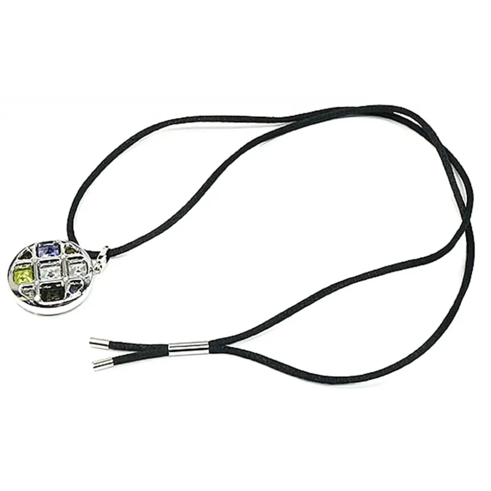 Cartier Vintage - Multistone Pasha de Cartier Pendant Necklace - Cartier Necklace in Gold and Diamonds - Luxury High Quality - Avvenice