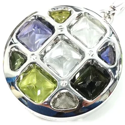 Cartier Vintage - Multistone Pasha de Cartier Pendant Necklace - Cartier Necklace in Gold and Diamonds - Luxury High Quality - Avvenice