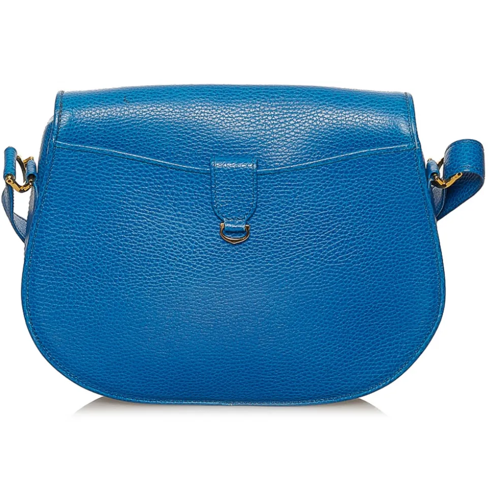 Cartier Vintage - Must de Cartier Leather Shoulder Bag - Blue - Leather Handbag - Luxury High Quality - Avvenice