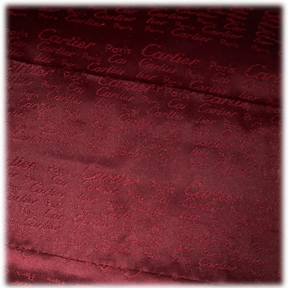 Cartier Vintage - Must de Cartier Leather Backpack - Red Burgundy - Leather Backpack - Luxury High Quality - Avvenice