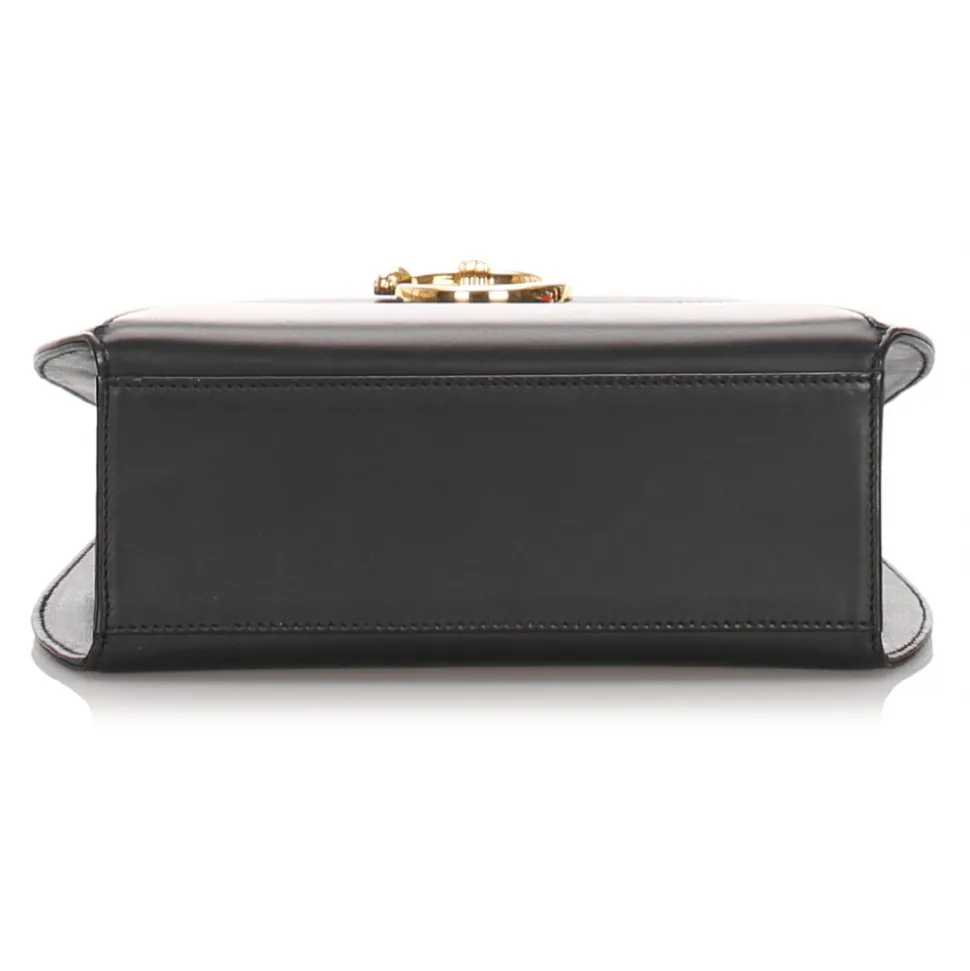Cartier Vintage - Panthere Leather Handbag - Black - Cartier Handbag in Leather - Luxury High Quality - Avvenice