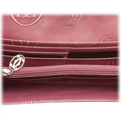Cartier Vintage - Patent Leather Happy Birthday Long Wallet - Pink - Patent Leather Wallet - Luxury High Quality - Avvenice