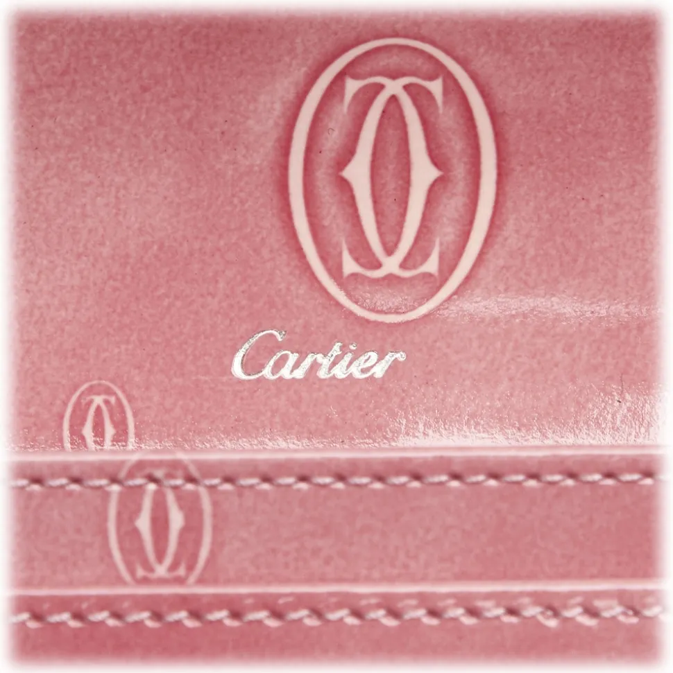 Cartier Vintage - Patent Leather Happy Birthday Long Wallet - Pink - Patent Leather Wallet - Luxury High Quality - Avvenice